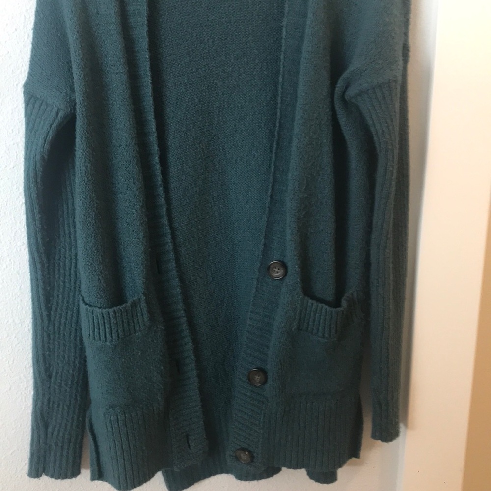 Hollister XS Teal Cardigan